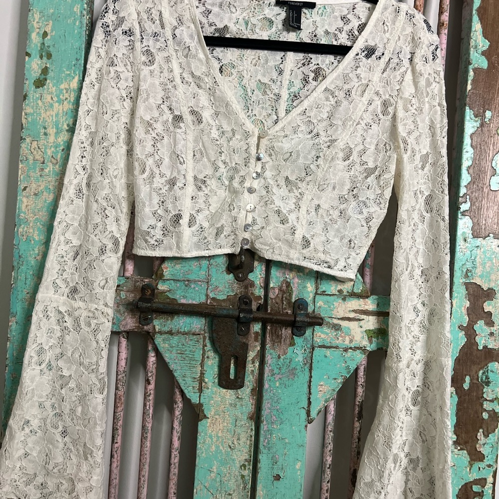 Lace Long Sleeved Belle Top